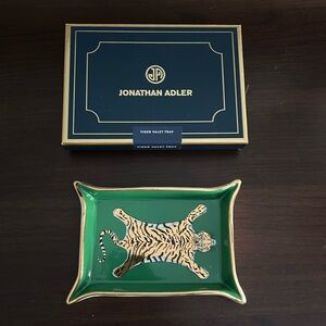 Jonathan Adler Porcelain Tiger Valet Tray